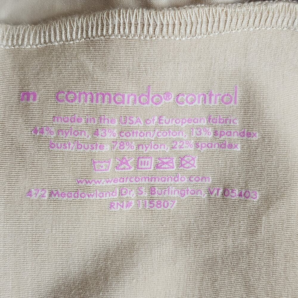 Commando Two-Faced Tech Control Full Slip in Nude Trendy Summer Festival Size M - Picture 8 of 8